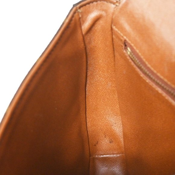 LOUIS VUITTON Chantilly MM Shoulder Bag Monogram Leather Brown M51233 30HB686 - Picture 7 of 16